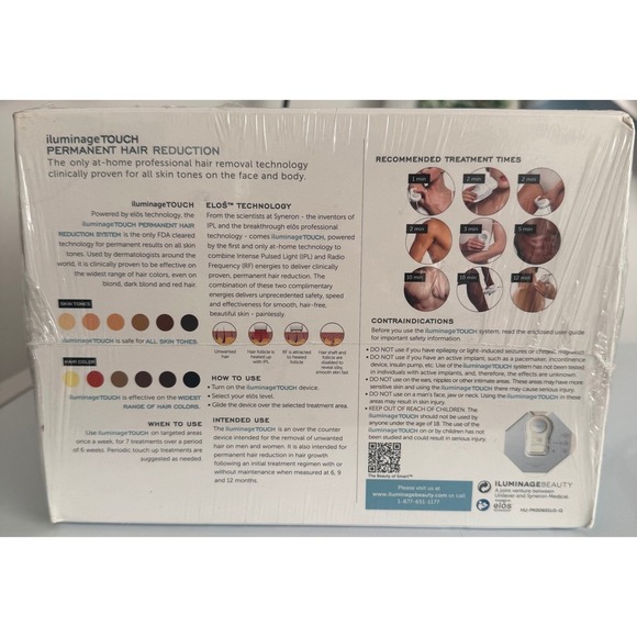 New HTF iluminage TOUCH Permanent Hair Reduction Removal System Device. *READ* - Picture 5 of 9